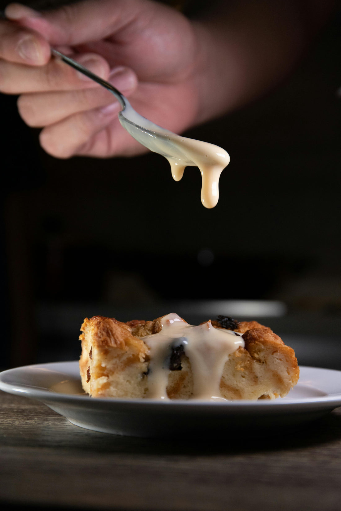 Double-Affair Spiced Bread Pudding