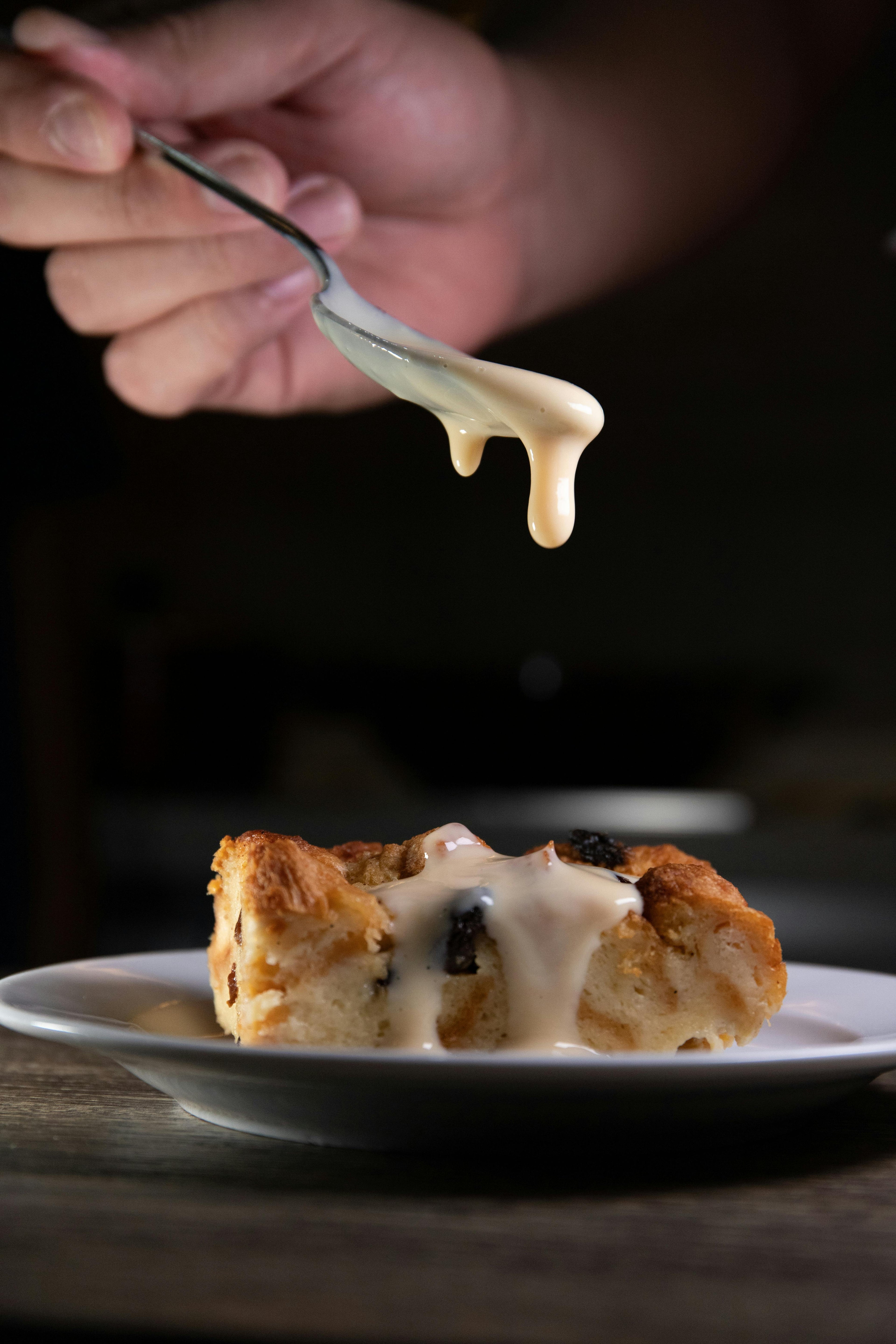 Double-Affair Spiced Bread Pudding