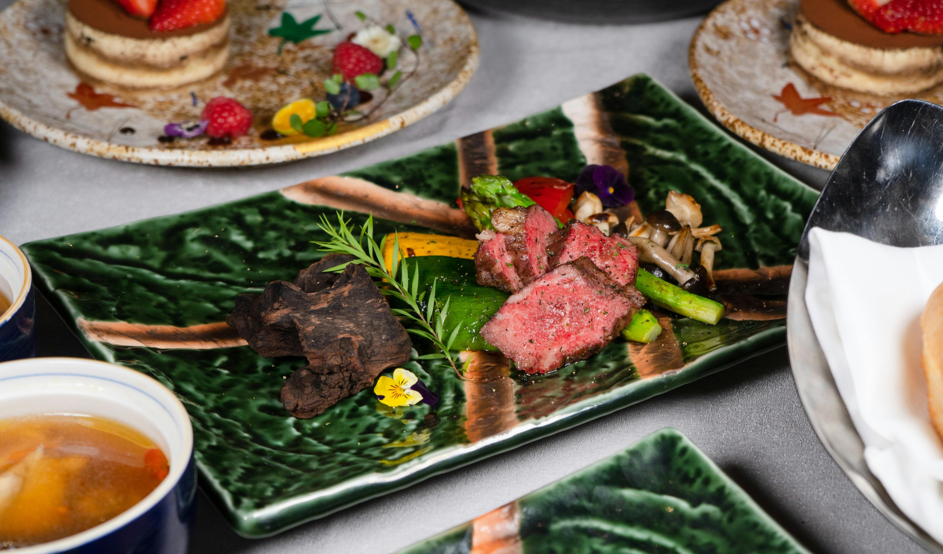 Tenderloin with Quick-Pickled Veggies