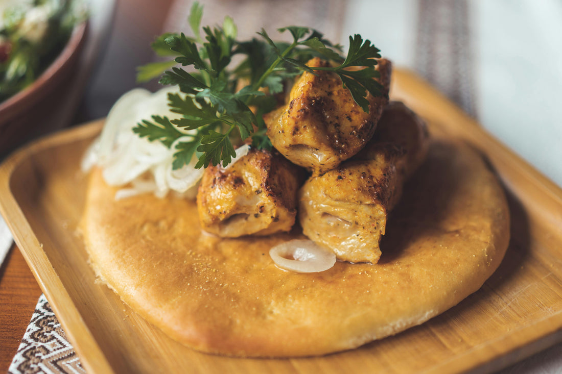 Paramour Spice Lemon-Garlic Chicken Skewers