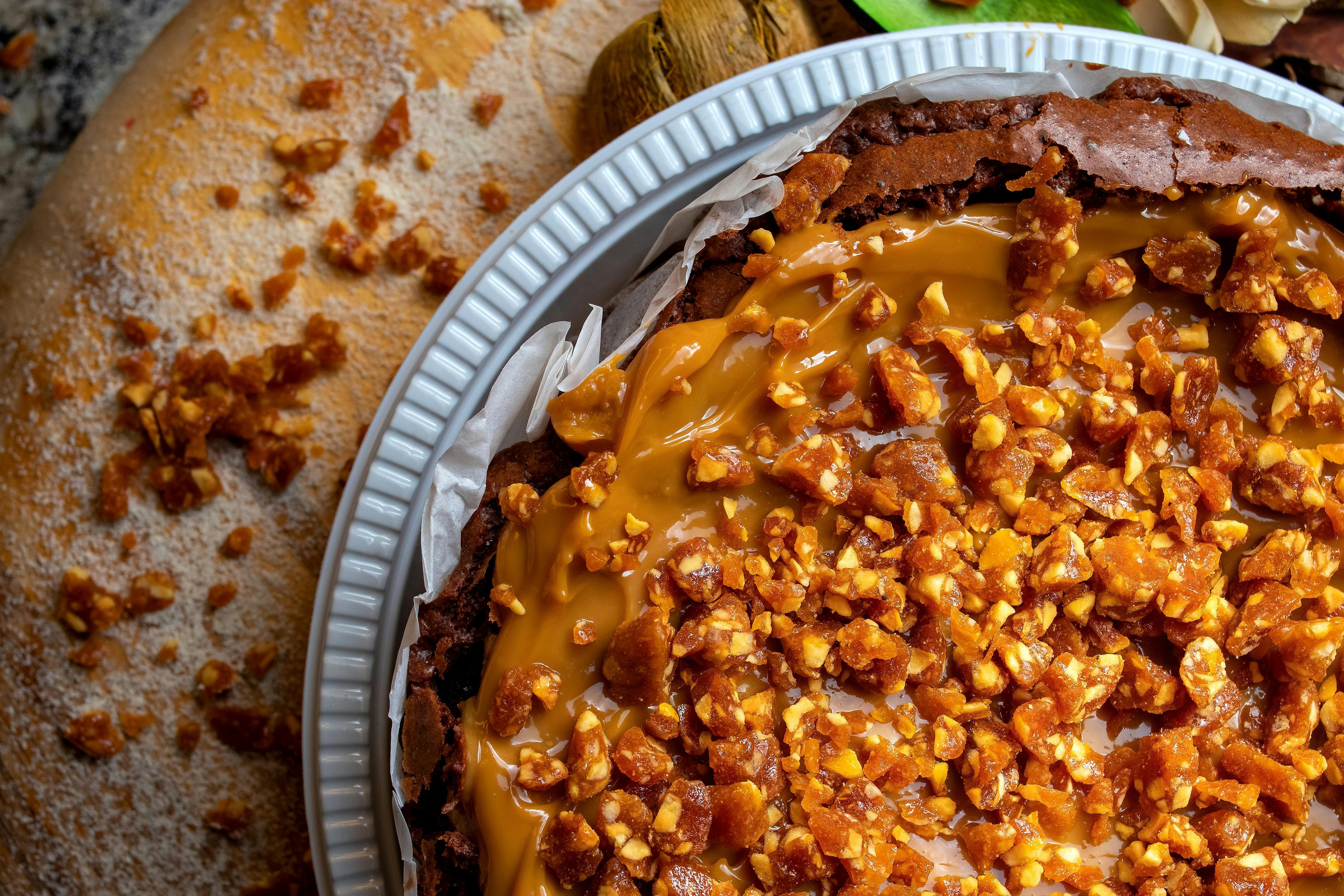 Bourbon Pecan Brittle Parfait