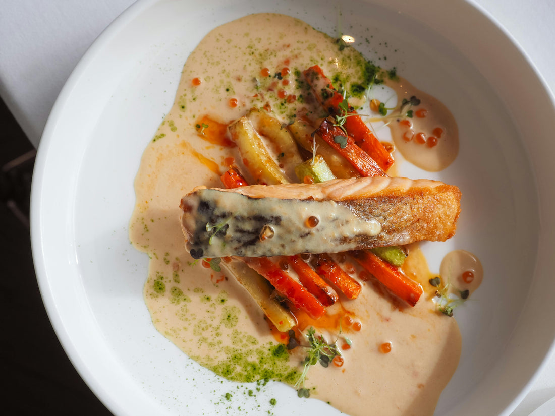 Honey-Sriracha Glazed Salmon